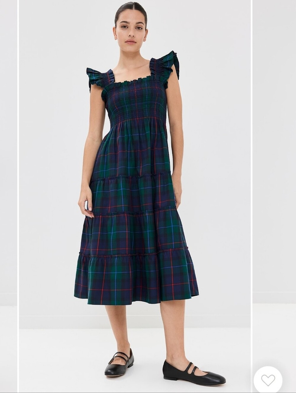 Hill House The Ellie Nap Dress Midnight Tartan